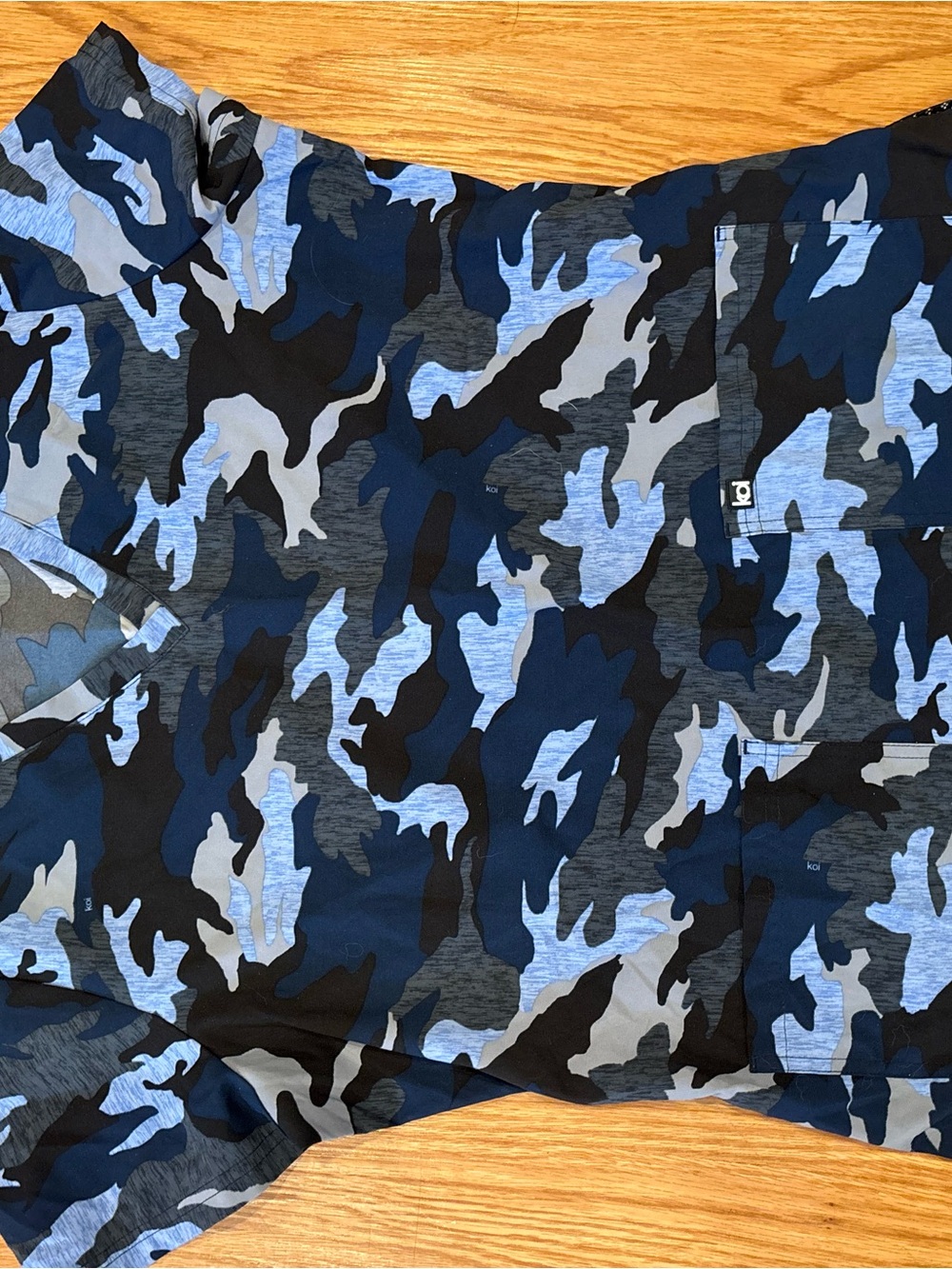 Men's Blue Camo Performance Shorts